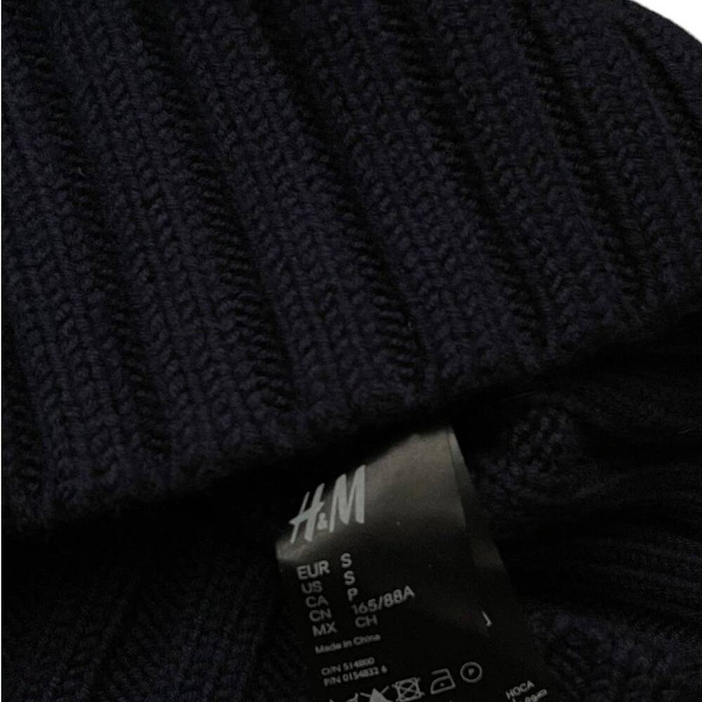 NWT!! Maison Martin Margiela H&M Navy Merino Wool Darted Sweater Dress Size Sz S - Picture 9 of 12